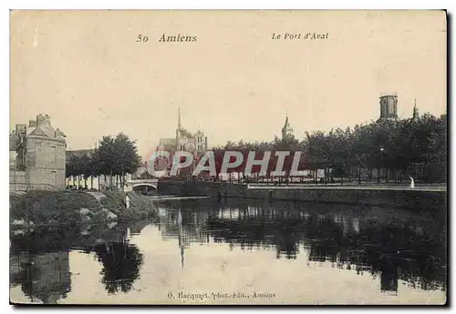 Cartes postales Amiens Le Port d'Aval