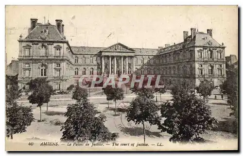 Cartes postales Amiens Le Palais de justice