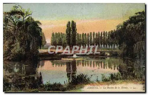 Ansichtskarte AK Amiens Le Bassin de la Hotoie