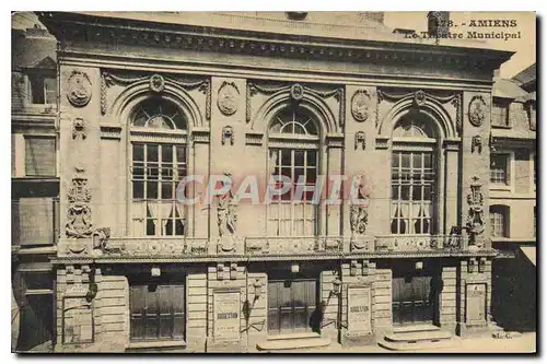 Cartes postales Amiens La Theatre Municipal