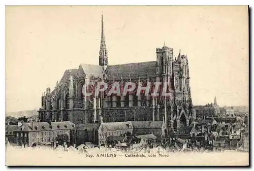 Cartes postales Amiens Cathedrale cote Nord