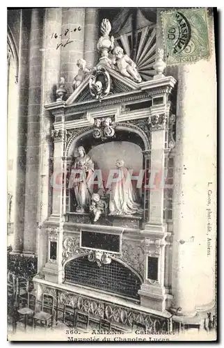Cartes postales Amiens Cathedrale Mausolee du Chanoine Lucas