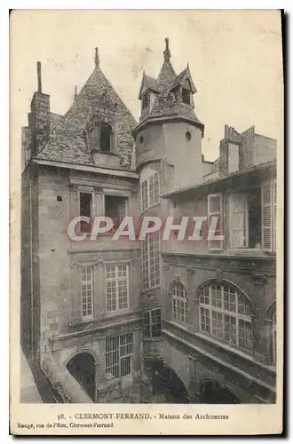 Ansichtskarte AK Clermont Ferrand Maison des Architectes