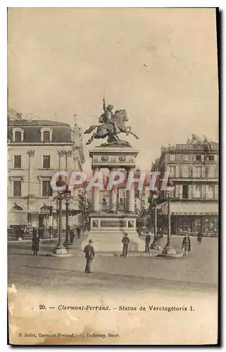 Cartes postales Clermont Ferrand Statue de Vercingetorix