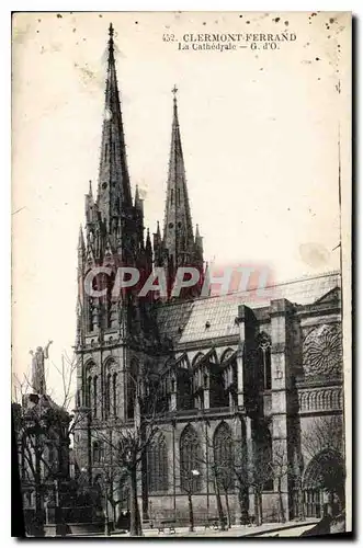 Cartes postales Clermont Ferrand La Cathedrale G d'O