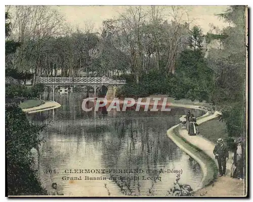 Cartes postales Clermont Ferrand (P de D) Grand Bassin delille Lecoq