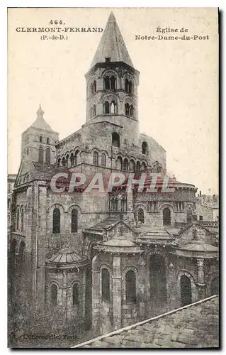 Cartes postales Clermont Ferrand (P de D) Eglise Notre Dame du Port