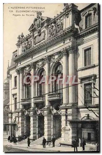 Ansichtskarte AK Clermont Ferrand L'Auvergne Pittoresque Facade du Theatre