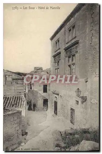 Cartes postales Les Baux Hotel de Manville