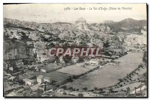 Cartes postales Les Baux La Val d'Enfer (Decor de Merveille)