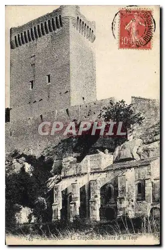 Ansichtskarte AK Montmajour La Chapelle St Cesaire et la Tour