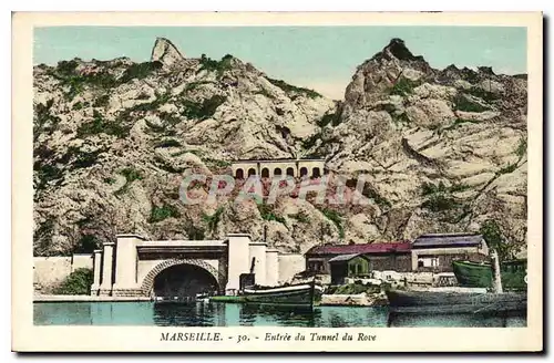 Cartes postales Marseille Entree du Tunnel du Rove