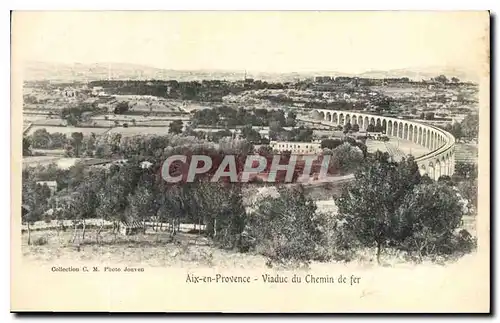 Cartes postales Aix en Provence Viaduc du Chemin de fer