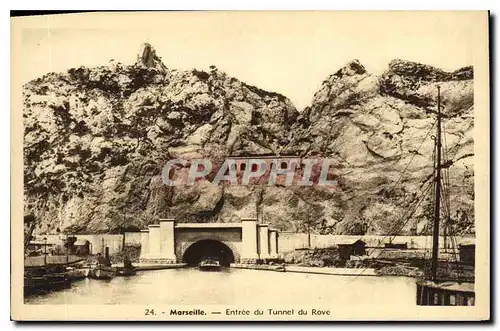 Cartes postales Marseille Entree du Tunnel du Rove