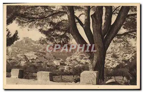 Ansichtskarte AK Les Baux (Bouches du Rhone) La Douce France Paysages et Pierres de Provence