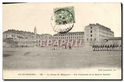 Ansichtskarte AK Aix en Provence Le Champ de Manoeuvre Vue d'ensemble de la Caserne Rostolan Militaria