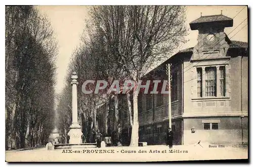 Cartes postales Aix en Provence Cours des Arts et Metiers