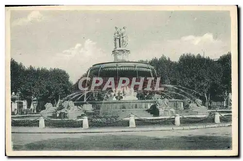 Cartes postales Aix en Provence La Grande Fontaine