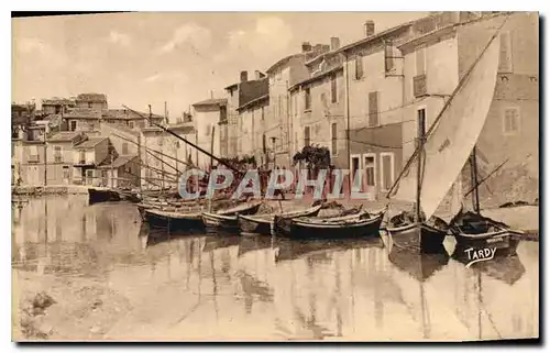 Cartes postales Martigues Littoral de Marseille Le Quai Brescon Sites de Provence Bateaux