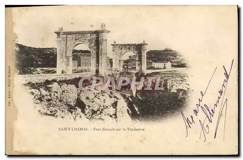 Cartes postales Sainte Chamas Pont Romain sur la Touloubre