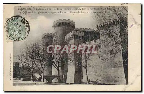 Cartes postales Tarascon Chateau du Roi Rene (Cote de la ville)