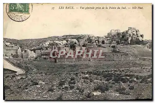 Ansichtskarte AK les Baux Vue generale prise de la Pointe du Sud