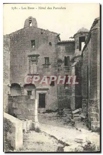 Cartes postales Les Baux Hotel des Porcelets