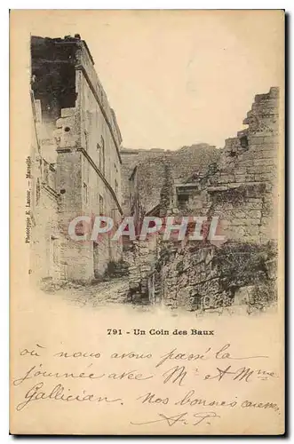 Cartes postales Un Coin des Baux