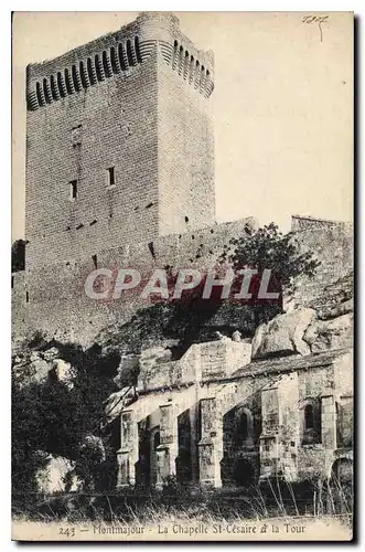 Cartes postales Montmajour La CHapelle St Cesaire et la Tour