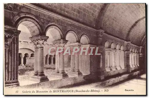 Cartes postales Galerie du Monastere de Montmajour (Bouches du RHone)