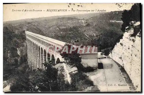 Cartes postales Environs d'Aix en Provence Roquefavour Vue Panoramique sur l'Aqueduc