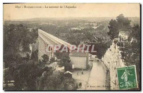 Cartes postales Roquefavour Le Sommet de l'Aqueduc