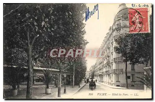 Cartes postales Vichy Hotel du Parc