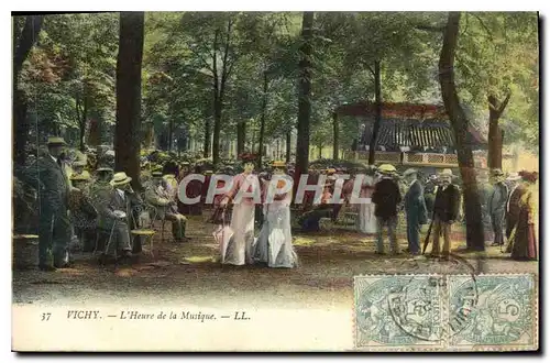 Cartes postales Vichy L'Heure de la Musique