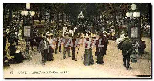 Cartes postales Vichy Allee Centrale du Parc