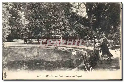 Cartes postales Vichy Le Parc Bassin des Cygnel