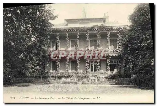 Cartes postales Vichy Le Nouveau Parc Le Chalet de l'Empereur