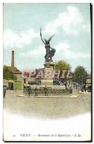 Ansichtskarte AK Vichy Monument de la Republique