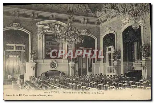 Cartes postales Vichy Salle de Fete et de Musique du Casino