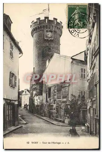 Cartes postales Vichy Tour de l'Horloge