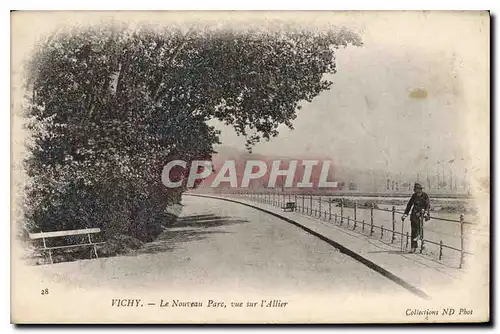 Cartes postales Vichy Le Nouveau Parc vue sur l'Allier