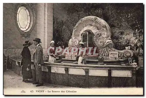 Cartes postales Vichy La Source des Ceslestin