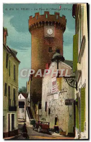 Cartes postales Vichy La Tour de l'Horloge