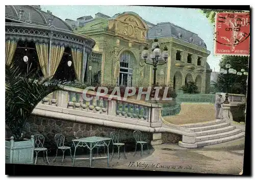 Cartes postales Vichy Le Casino vu de cote