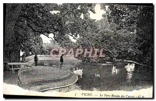 Ansichtskarte AK Vichy Parc Bassin des Cygnes