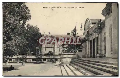 Ansichtskarte AK Vichy La Terrasse du Casino