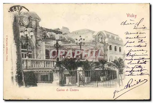 Cartes postales Vichy Le Casino et Theatre