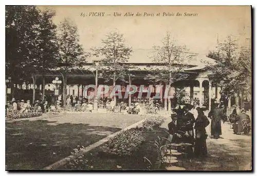 Ansichtskarte AK Vichy Une des Parcs et Palais des Sources