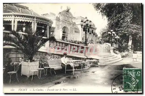 Cartes postales Vichy Le Casino Facade sur le Parc