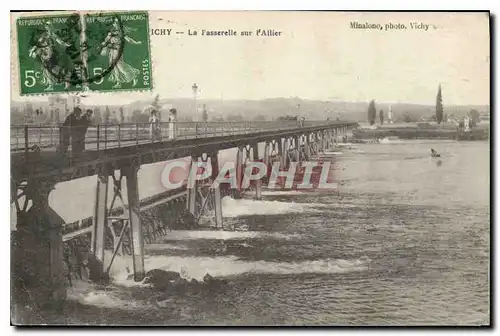 Cartes postales Vichy La Passerelle sur l'Allier